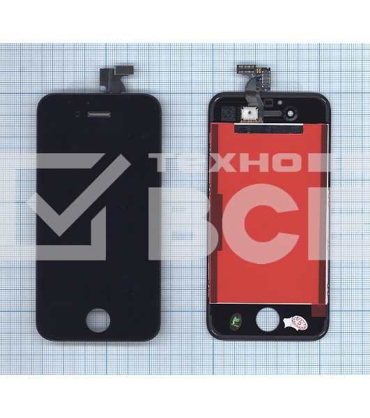 Дисплей для Apple iPhone 4S черный