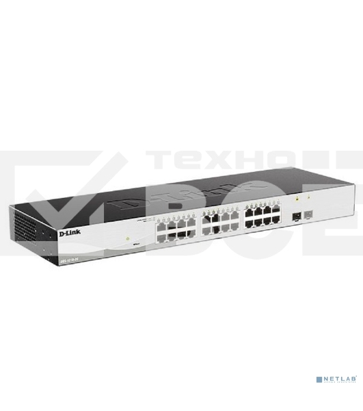 Настраиваемый коммутатор WebSmart с 24 портами 10/100/1000Base-T и 2 портами 1000Base-X SFP D-Link DGS-1210-26/F3A