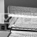 Встраиваемая вытяжка Kuppersberg SLIMTURBO 60 X, ширина 60 см, отвод/рециркуляция, 1500 м3/час, механическое управление, 3 скорости, освещение 2х2 Вт, металлические жироулавливающие фильтры, угольный фильтр KF-ES (опция), 63.4 дБ, обратный клапан, шхвхг:5, фото6