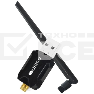 Сетевой адаптер ORIGO OW900A/A1A Wi-Fi 6 AX900 USB 2.0,2.4/5 ГГц, съемная антенна 5 dBi