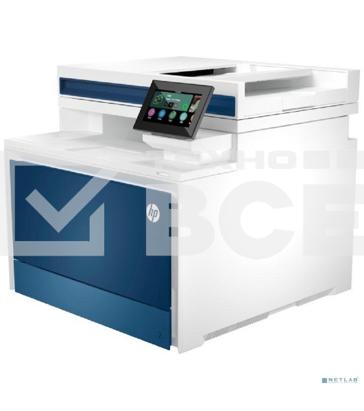 МФУ лазерный HP Color LaserJet Pro MFP 4303dw (5HH65A), A4, цветной, печ. 33 стр/мин., скан. до 44 изобр/мин. (ч/б) 35 изобр/мин. (цвет), 600x600 dpi (печать) 1200x1200 dpi (скан.), USB 2.0, Ethernet (RJ-45), Bluetooth