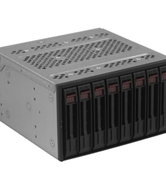 Корзина Supermicro CSE-M28SACB Mobile Rack in 2x5.25'; for 8x2.5'; HDD Hot-swap SAS3(12Gbps)/SATA