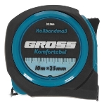 Рулетка Gross 32564 Komfortabel, 10 м х 25 мм обрезиненный корпус, фото5