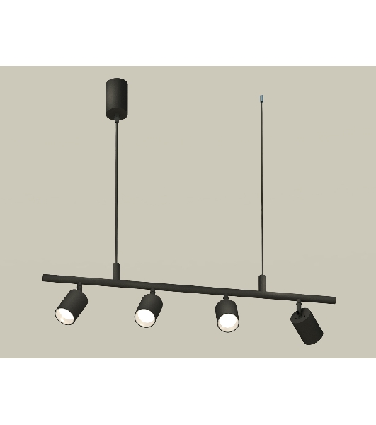Светильник Ambrella light XB9002130/4 SBK/PSL черный песок/серебро полированное MR16 GU5.3 (С9002, С6313, N6112)