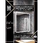 Зеркальный шкаф Bau Stil 70х80, LED подсветка, сенсор, плавное закрывание, оборачиваемый, фото9