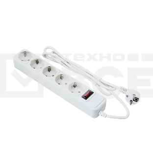Сетевой фильтр ExeGate EX279182RUS SP-5-10W (5 розеток, 10м, евровилка, белый)