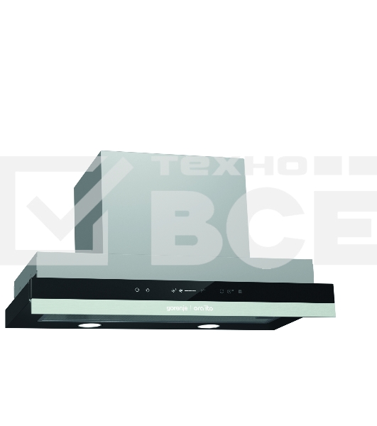 Вытяжка встраиваемая Gorenje BHP643ORAB черный управление: сенсорное (1 мотор)