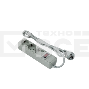 Сетевой фильтр ExeGate EX221177RUS SP-3-1.8G (3 розетки, 1.8м, евровилка, серый)