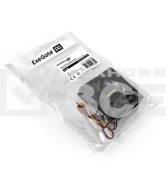 Вентилятор для корпуса ExeGate EX08015B4P-PWM черный, 80 мм, 2500 об/мин, 25 дБ, 4 pin
