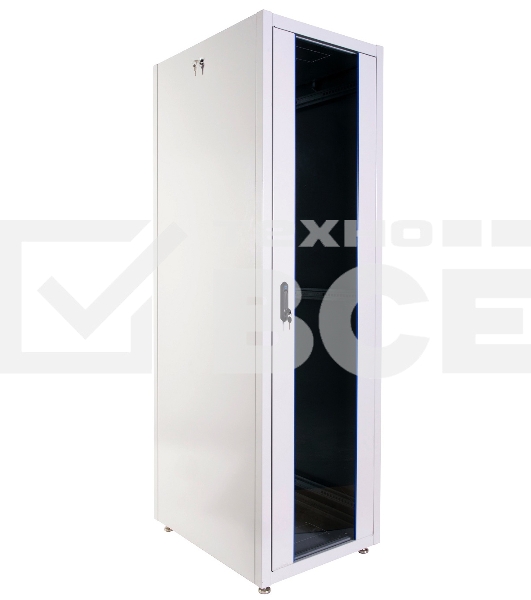 Шкаф коммутационный ЦМО (ШТК-Э-42.8.8-44АА) напольный 42U 800x800мм пер.дв.перфор. задн.дв.перфор. 2 бок.пан. 710кг серый 715мм 105кг
