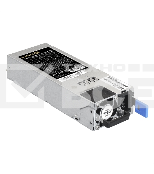 Серверный блок питания  2U Redundant 2x800W ExeGate EX292322RUS Industrial-RTS800 (APFC, КПД 94% (80 PLUS Platinum), 4 cm fan, 24pin, 2x(4+4)pin, 2PCIe, 2SATA, 6IDE, Cable Management)
