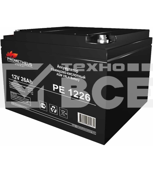 Батарея для ИБП Prometheus Energy PE 1226 12В 26Ач