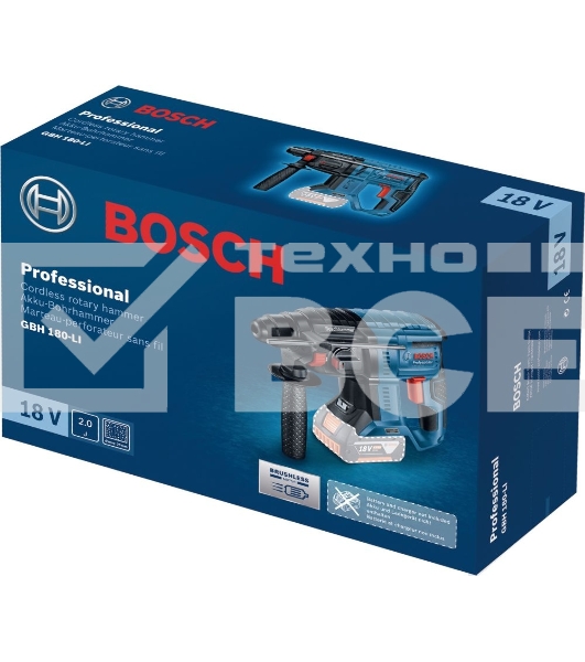 Перфоратор Bosch GBH 180-LI BL патрон:SDS-plus уд.:2Дж аккум.