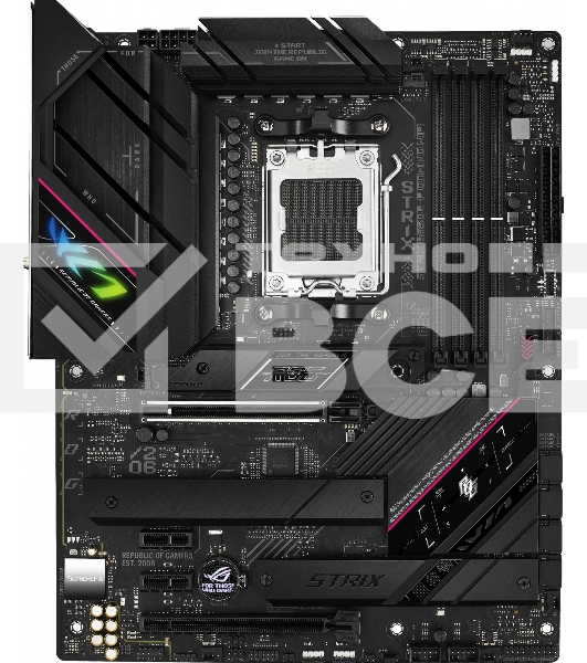 Материнская плата ASUS ROG STRIX B650E-F GAMING WIFI, AM5, AMD B650, 4xDDR5, 4xSATA, 3xM.2, 1xPCI-E 5.0 x16, 1xPCI-E 4.0 x4, 2xPCI-E x1, 1xHDMI, 1xDP, 1x 2.5Gb LAN, 4xUSB-A 2.0, 4xUSB-A 3.2 Gen 1, 2xUSB-A 3.2 Gen 2, 1xUSB-C 3.2 Gen 2, 1xUSB-C 3.2 Gen 2x2,