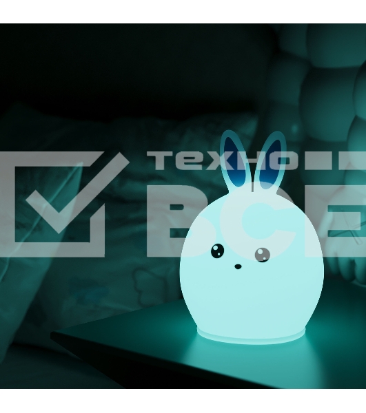 Ночник Gauss NN301 кролик белый