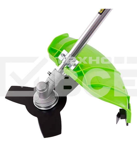 Триммер бензиновый Сибртех КС-1300Н, 25 см3, неразъемная штанга, состоит из 2 частей