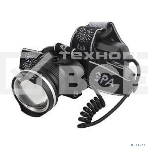 Фонарь ЭРА GA-806 налобный аккумуляторный, рег фокус, 5 Вт CREE, алюминий, литий 2,5А·ч, USB, короб, фото 1