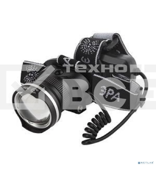 Фонарь ЭРА GA-806 налобный аккумуляторный, рег фокус, 5 Вт CREE, алюминий, литий 2,5А·ч, USB, короб