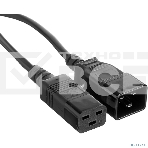 Кабель питания (UPS) ExeGate Power EC20-3P (С19->С20) VDE-250V-3*1.5-СU, 16А, черный, 3м, фото2