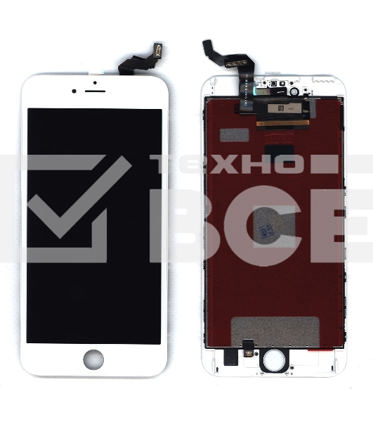 Дисплей Amperin для Apple iPhone 6S Plus в сборе с тачскрином (IPS), белый