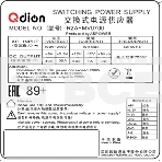 Серверный блок питания  Server power supply Qdion Model R2A-MV0700 P/N:99RAMV0700I1170110 ATX Mini Redundant 700W Efficiency 80 Plus Silver, Cable connector: C14, фото4