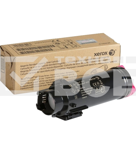 Картридж лазерный Xerox 106R03482 пурпурный для Xerox Phaser 6510/WorkCentre 6515 1000 стр.(Channels)