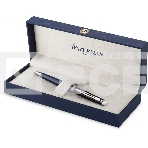 Ручка роллер Waterman Hemisphere Colour Blocking (2202845) черн/белый F черн. черн. подар.кор., фото 1