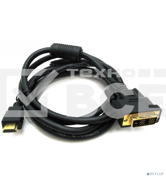 Кабель Rexant ШнурHDMI - DVI-Dgold2Мс фильтрами