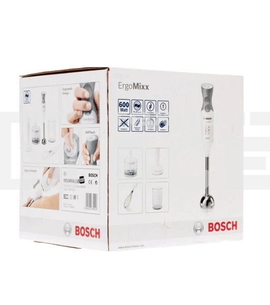 Блендер Bosch MSM66155 Мощность 600 Вт. Управление механическое, число скоростей: 12