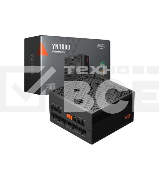 Блок питания  PCCooler P5-YN1000-G1F, 1000Вт, 80 PLUS Gold, 135мм, модульный, черный