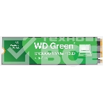 Твердотельный диск 2TB WD Green SN3000, M.2 2280, PCI-E 3x4, [R/W - 5000/4200 MB/s], фото 1