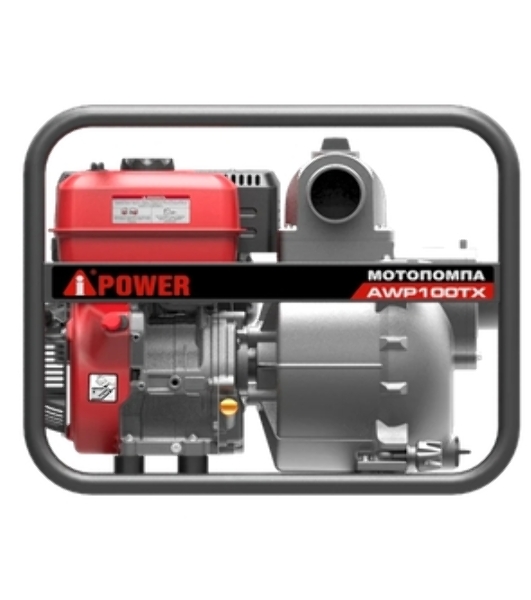 Мотопомпа A-ipower бензиновая для сильно загрязненной воды AWP100TX 30341