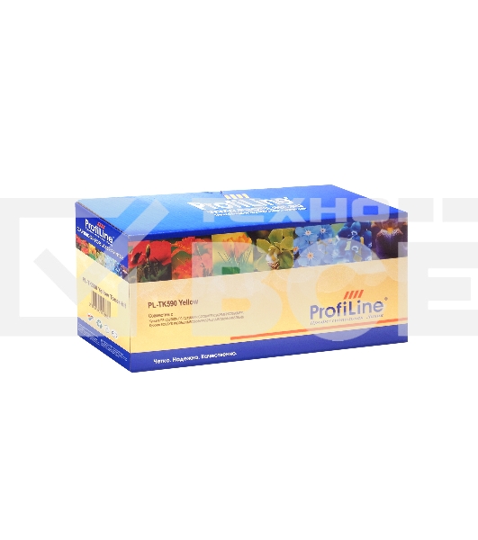 Картридж лазерный PL-TK-590Y желтый для Kyocera FS-C5250DN/C2026MFP/C2026MFP+/C2126MFP/C2126MFP/C2526MFP+/C2626MFP/ECOSYS P6026cdn/M6026cdn/M6026cidn/M6526cdn/M6526cidn 5000 к ProfiLine