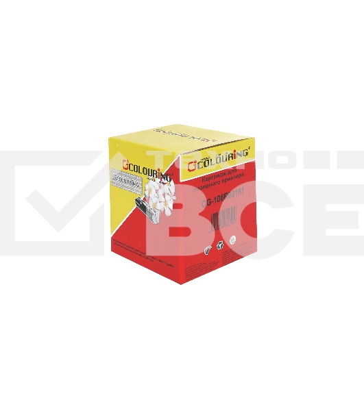Картридж Colouring CG-106R02181 чёрный (1000 стр.) для принтеров Rank Xerox Phaser 3010/3040/WC 3045