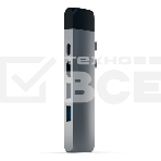Хаб USB Satechi Aluminum Pro Hub with Ethernet для 2016/2017 MacBook Pro 13” и 15”. Цвет серый космос., фото 1