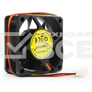 Вентилятор для корпуса Gembird D6025SM-3 черный, 60 мм, 4000 об/мин, 25 дБ, 3 pin