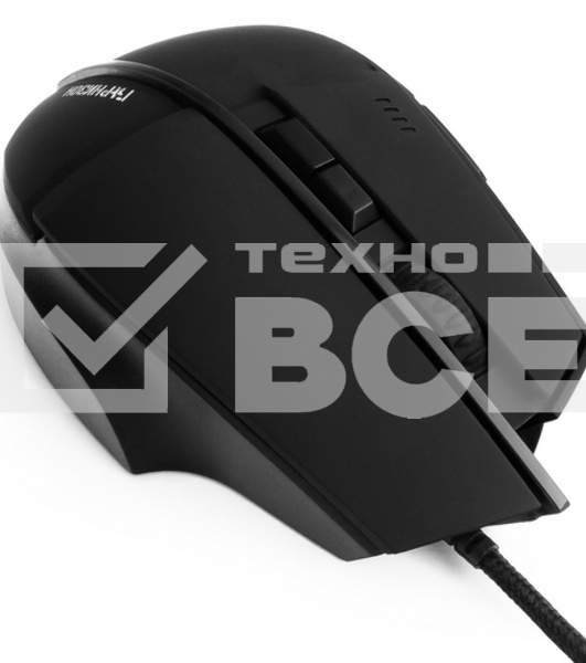 Мышь проводная Гарнизон GM-740G черный, 3200 dpi, USB, кнопки - 7