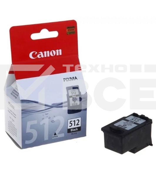 Картридж струйный PG-512Bk (2969B007) черный (401 стр.) для Canon PIXMA MP240, 260, 480
