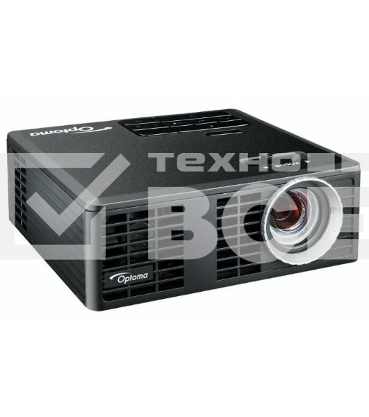 Проектор Optoma ML750e (DLP, LED, WXGA 1280x800, 700Lm, 15000:1, HDMI, USB, MHL, MicroSD, 1x1W speaker, 3D Ready, led 20000hrs, Black, 0.38kg)