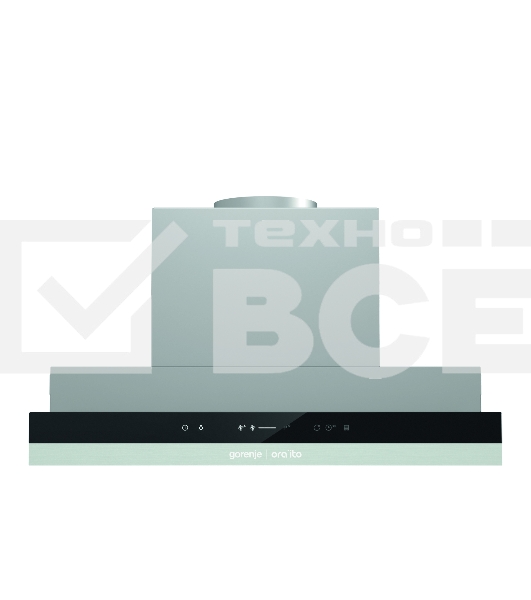 Вытяжка встраиваемая Gorenje BHP643ORAB черный управление: сенсорное (1 мотор)