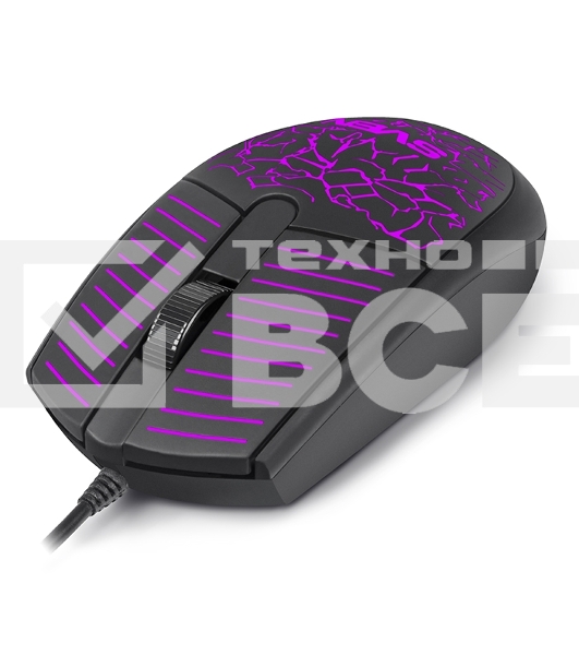 Мышь проводная SVEN RX-70 черный, 1200 dpi, USB, кнопки - 3
