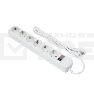 Сетевой фильтр ExeGate EX221230RUS SP-6-3W (6 розеток, 3м, евровилка, белый)