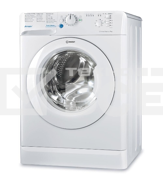 Стиральная машина Indesit BWSB 51051 белый, загрузка фронтальная 5 кг, 1000 об/мин., класс: А