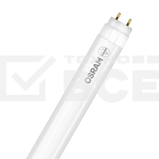 Лампа светодиодная SubstiTUBE Basic T8 9W/865 (замена 18Вт) 9Вт трубчатая стекл. 6500К хол. бел. G13 800лм 220-240В 600мм двухсторон. прям. вкл. OSRAM 4058075377509