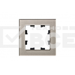 Рамка 1-м AtlasDesign Nature стекло шампань SchE ATN320501