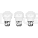 Лампа светодиодная Rexant Шарик (GL) 11.5 Вт E27 1093 Лм 6500 K холодный свет (3 шт./уп.), фото2