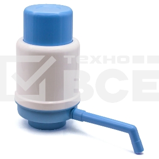 Помпа для 19л бутыли Aqua Work Дельфин Квик механический голубой/белый