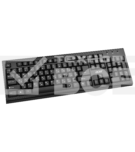 Клавиатура + мышь Acer OKR120 клав:черный мышь:черный USB беспроводная Multimedia