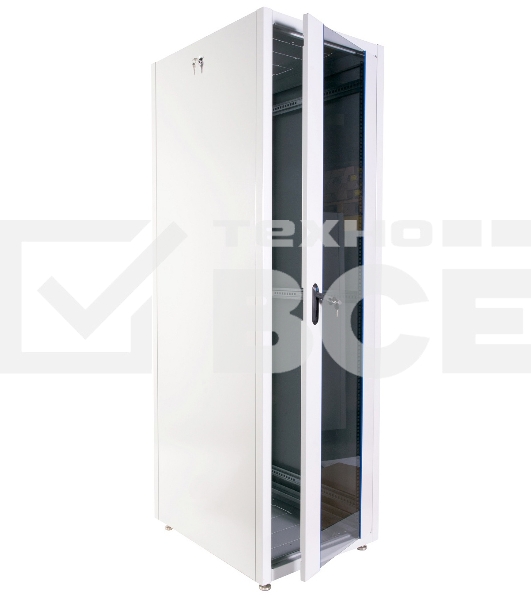 Шкаф коммутационный ЦМО (ШТК-Э-42.8.8-44АА) напольный 42U 800x800мм пер.дв.перфор. задн.дв.перфор. 2 бок.пан. 710кг серый 715мм 105кг