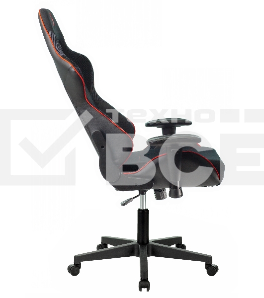 Кресло игровое A4Tech Bloody GC-400, черный/красный, крестовина пластик